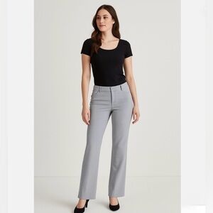 ~NWT Express Editor Barely Boot Low Rise Gray Trousers